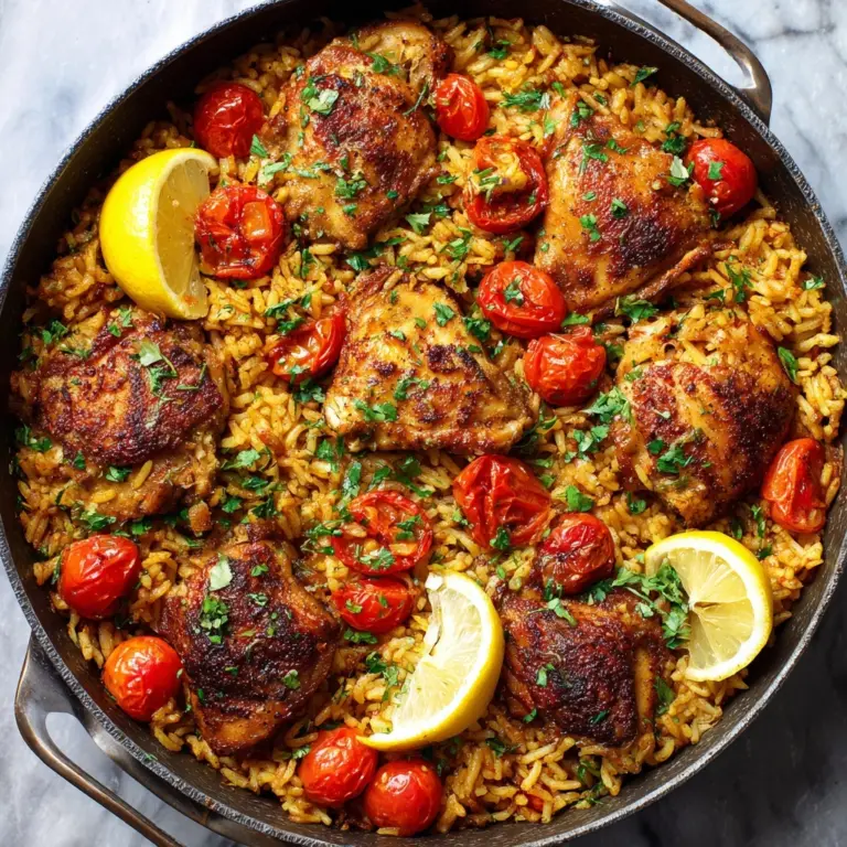 Greek Chicken and Lemon Rice Recipe