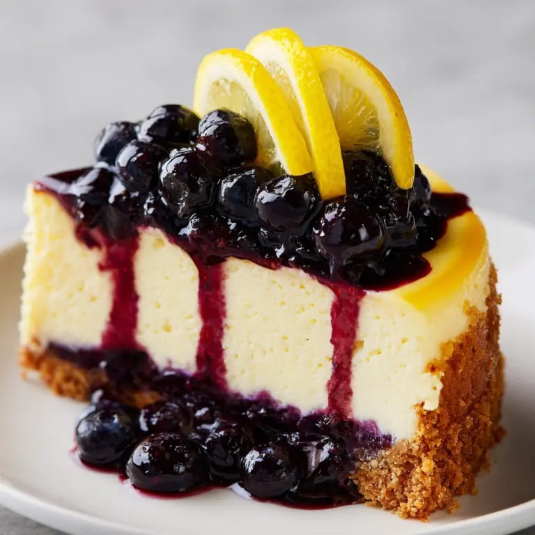 Lemon Blueberry Cheesecake Extravaganza Recipe