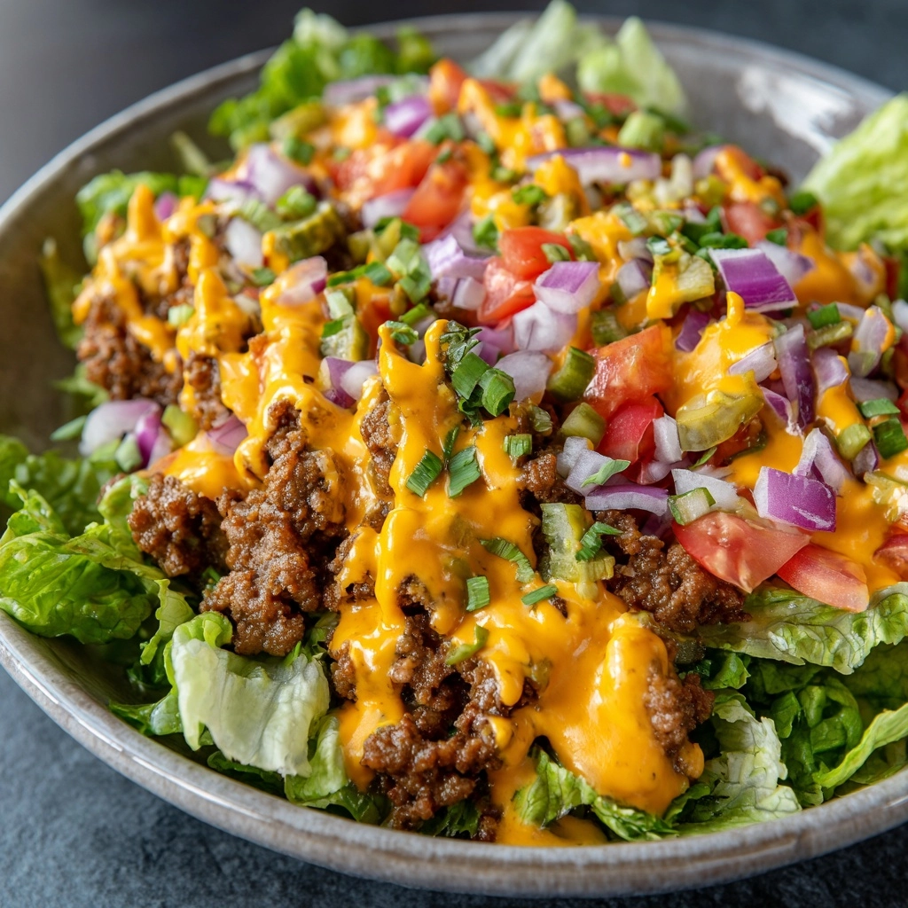 Big Mac Salad Recipe - Recipe Image