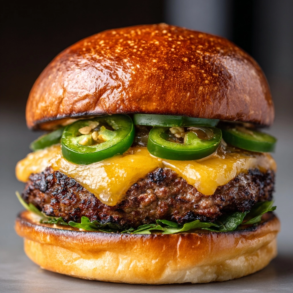 Jalapeño-Onion Smash Burgers Recipe - Recipe Image