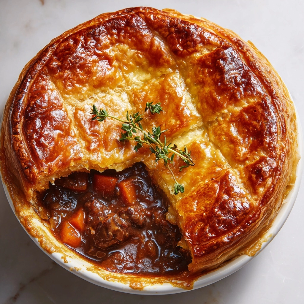 Steak and Onion Pie Recipe - Recipe Image