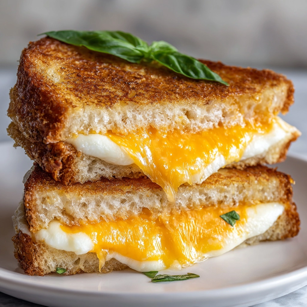 Honey Peach White Cheddar Grilled Cheese Recipe - Recipe Image