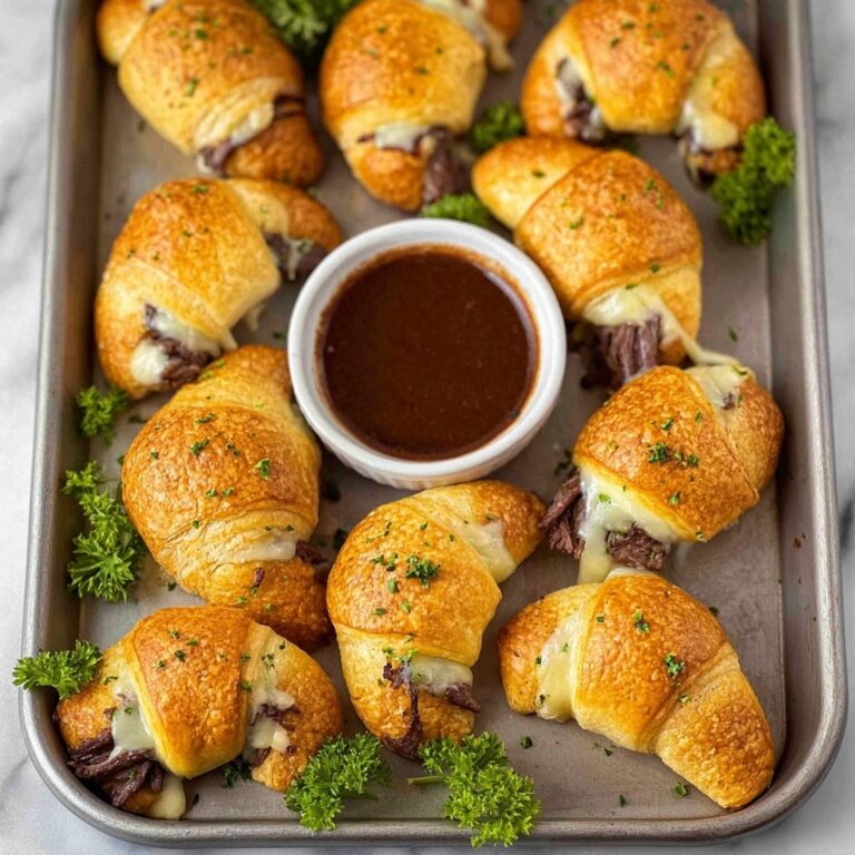 French Dip Crescent Rolls Recipe