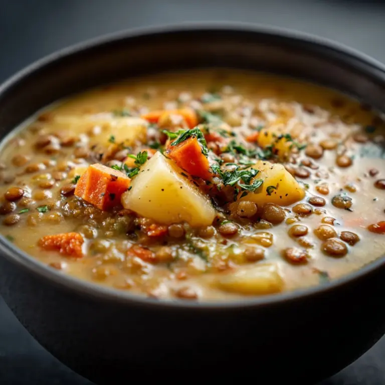 Carrot and Lentil Soup Recipe