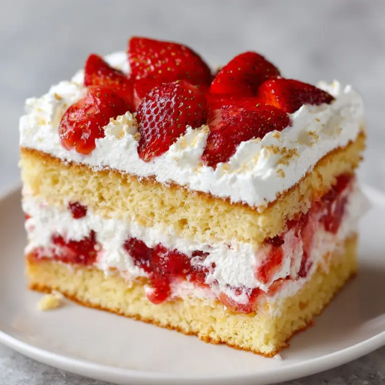 Strawberry Icebox Cake Recipe