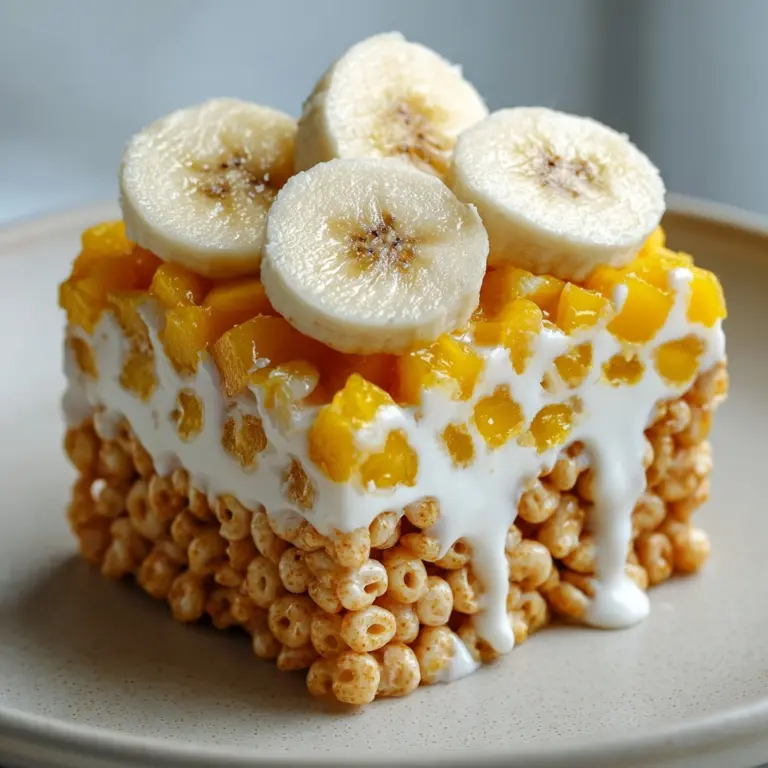 Banana Pudding Rice Krispie Treats Recipe