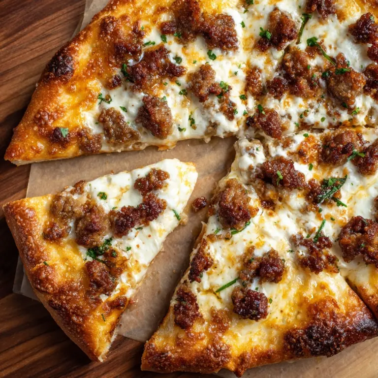 Biscuits and Sausage Gravy Breakfast Pizza Recipe