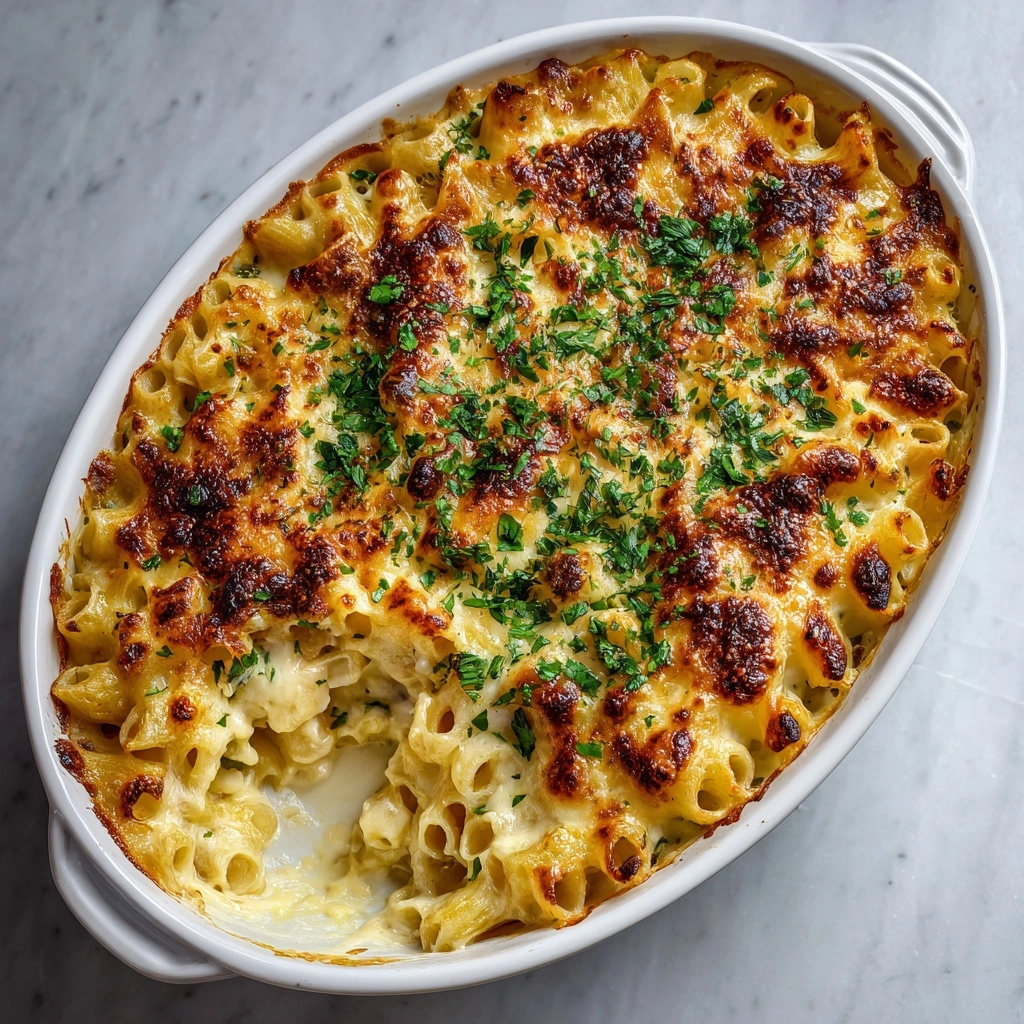 Four Cheese Baked Macaroni Recipe - Recipe Image