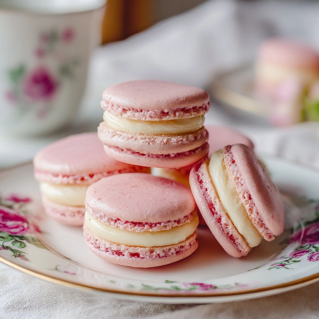 Strawberry Macarons Recipe - Recipe Image