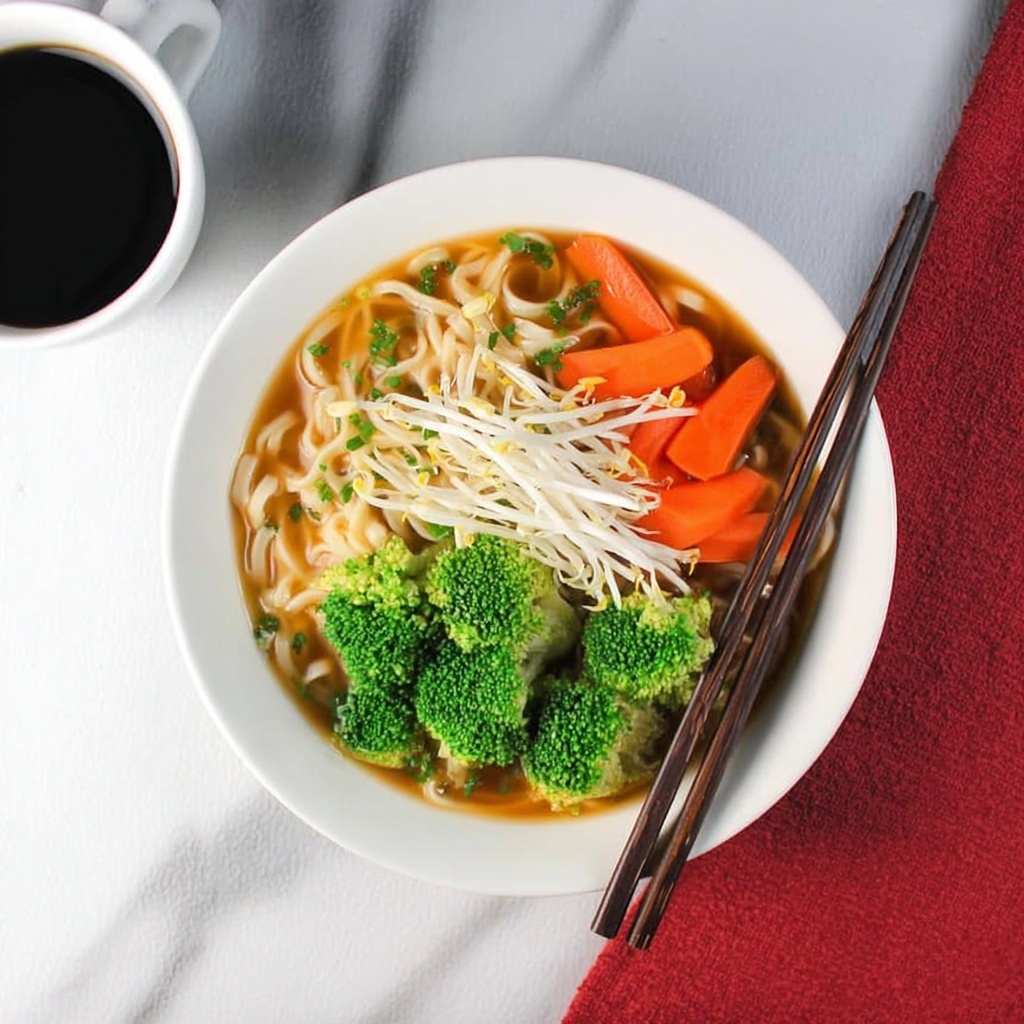 Vegetarian Dan Dan Noodle Soup Recipe - Recipe Image
