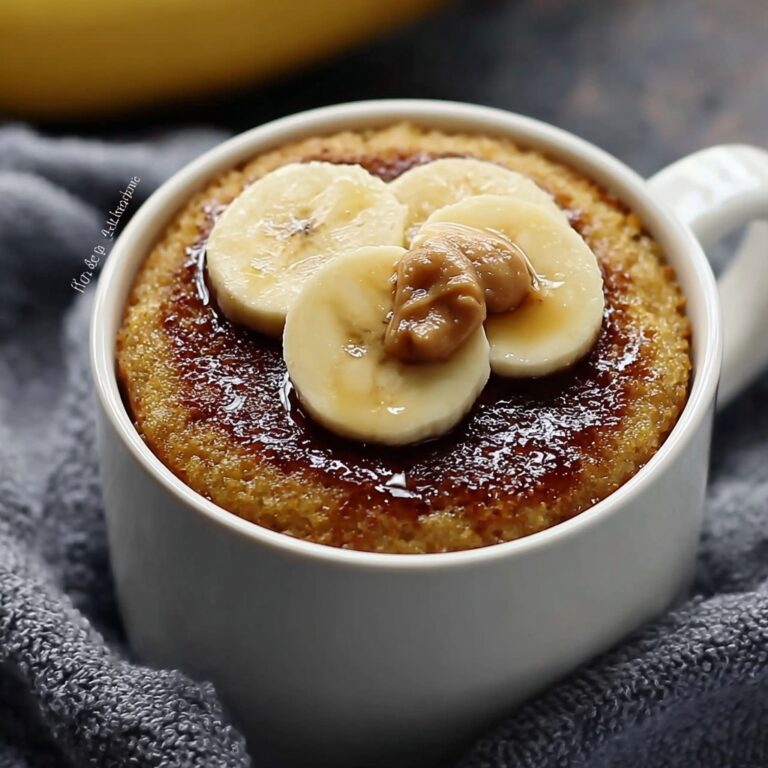 Irresistibly Warm Banana Bread in a Mug for Quick Joy Recipe