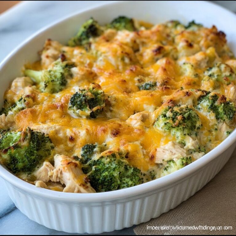 Creamy Keto Broccoli Chicken Casserole Recipe