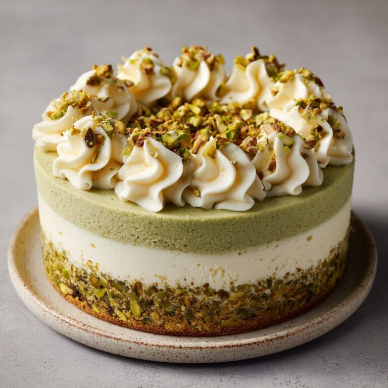 Pistachio Cream Cake Recipe