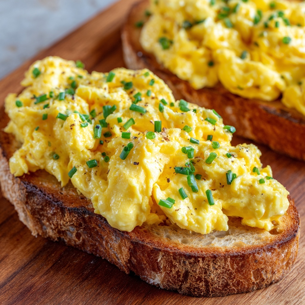 Creamy Scrambled Eggs Recipe - Recipe Image