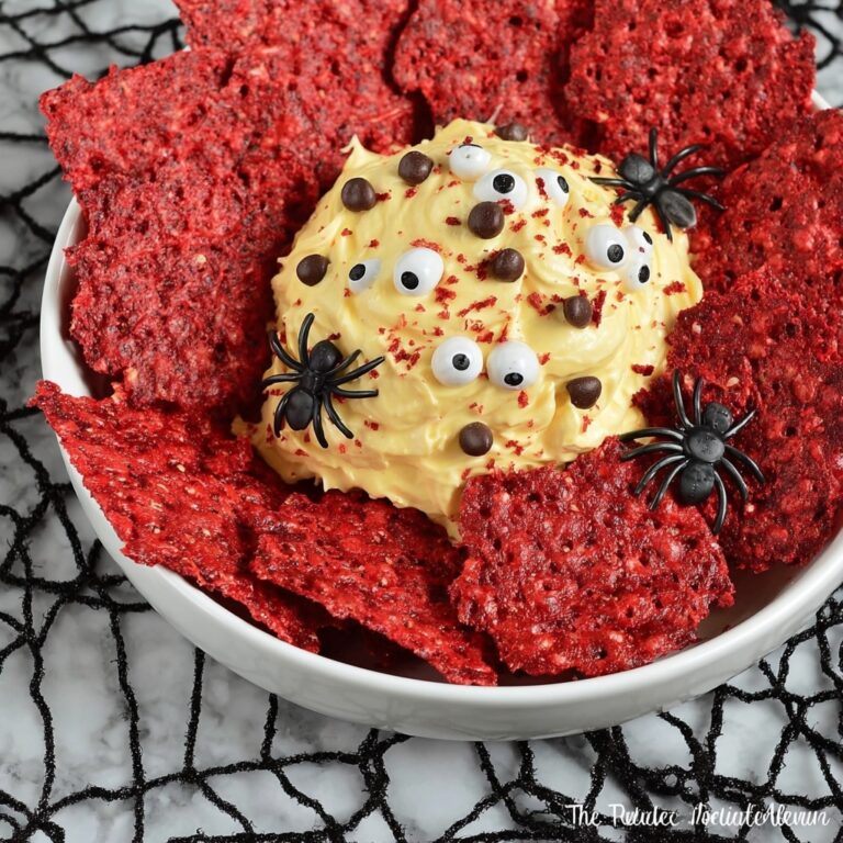 Halloween Spooky Cannoli Dip with Lace Cookies Recipe