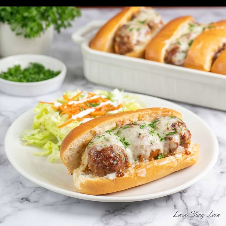 Baked Meatball Subs Recipe