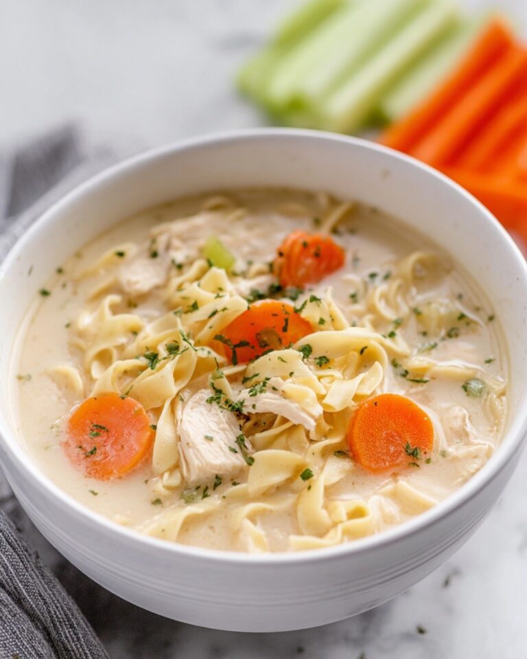 Creamy Chicken Noodle Soup Recipe