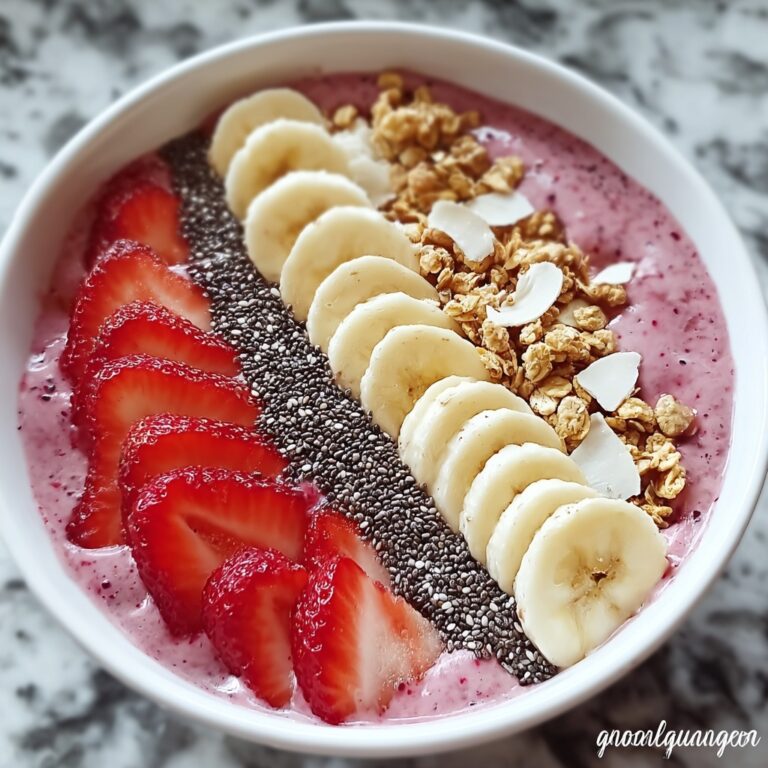 Indulgent Strawberry Smoothie Bowl That Will Wow Your Mornings Recipe