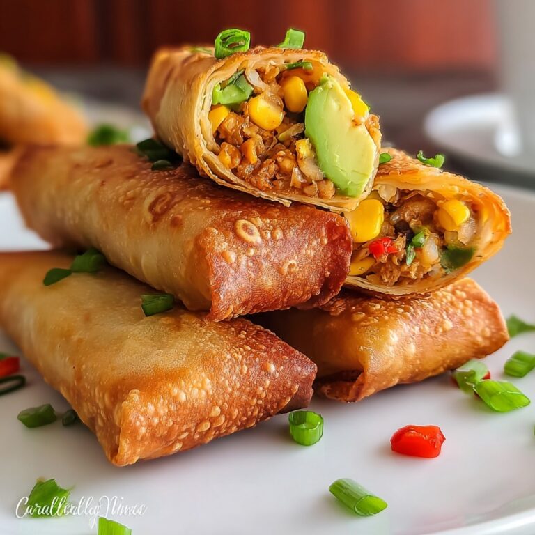 Crispy Southwest Chicken Egg Rolls That Will Delight You Recipe