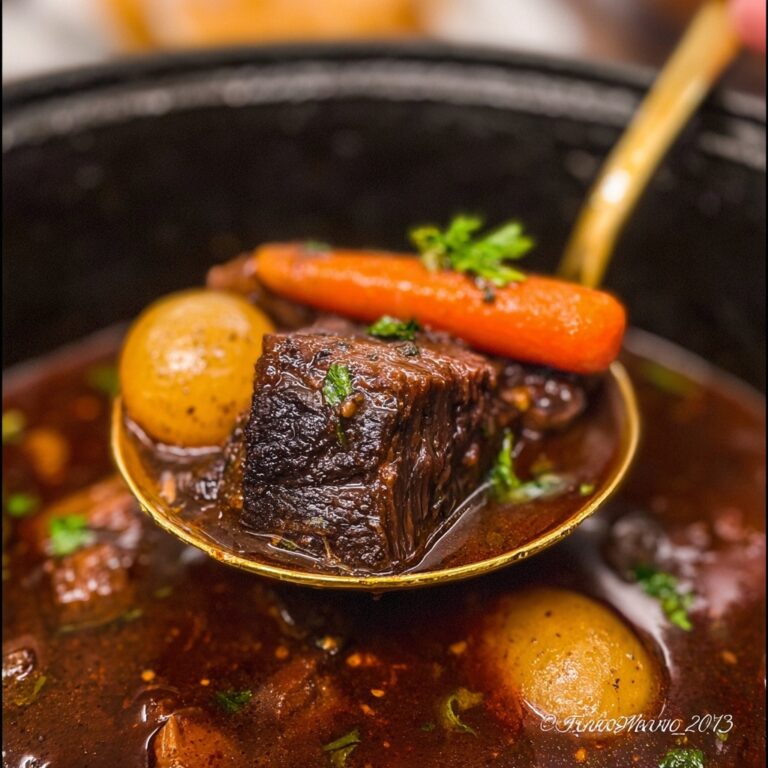 Crockpot Beef Bourguignon Recipe
