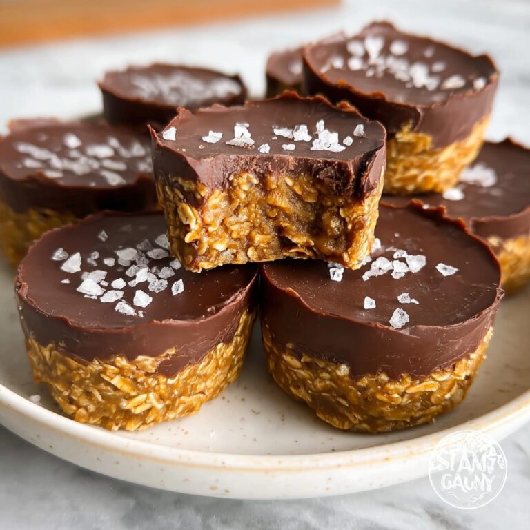 Easy No Bake Peanut Butter Oat Cups Recipe
