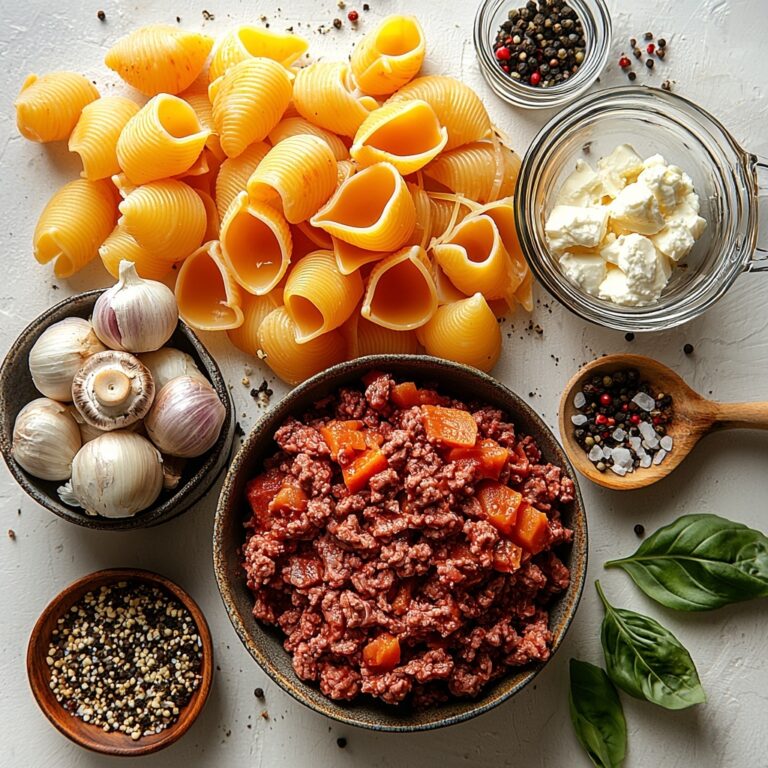 Creamy Beef and Shells Recipe