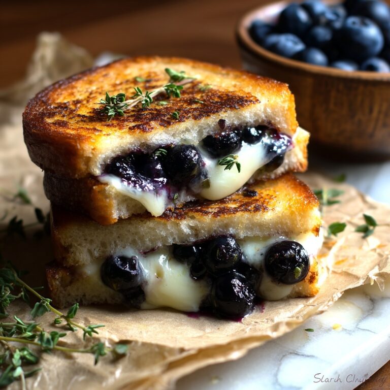 Blueberry White Cheddar Grilled Cheese Recipe
