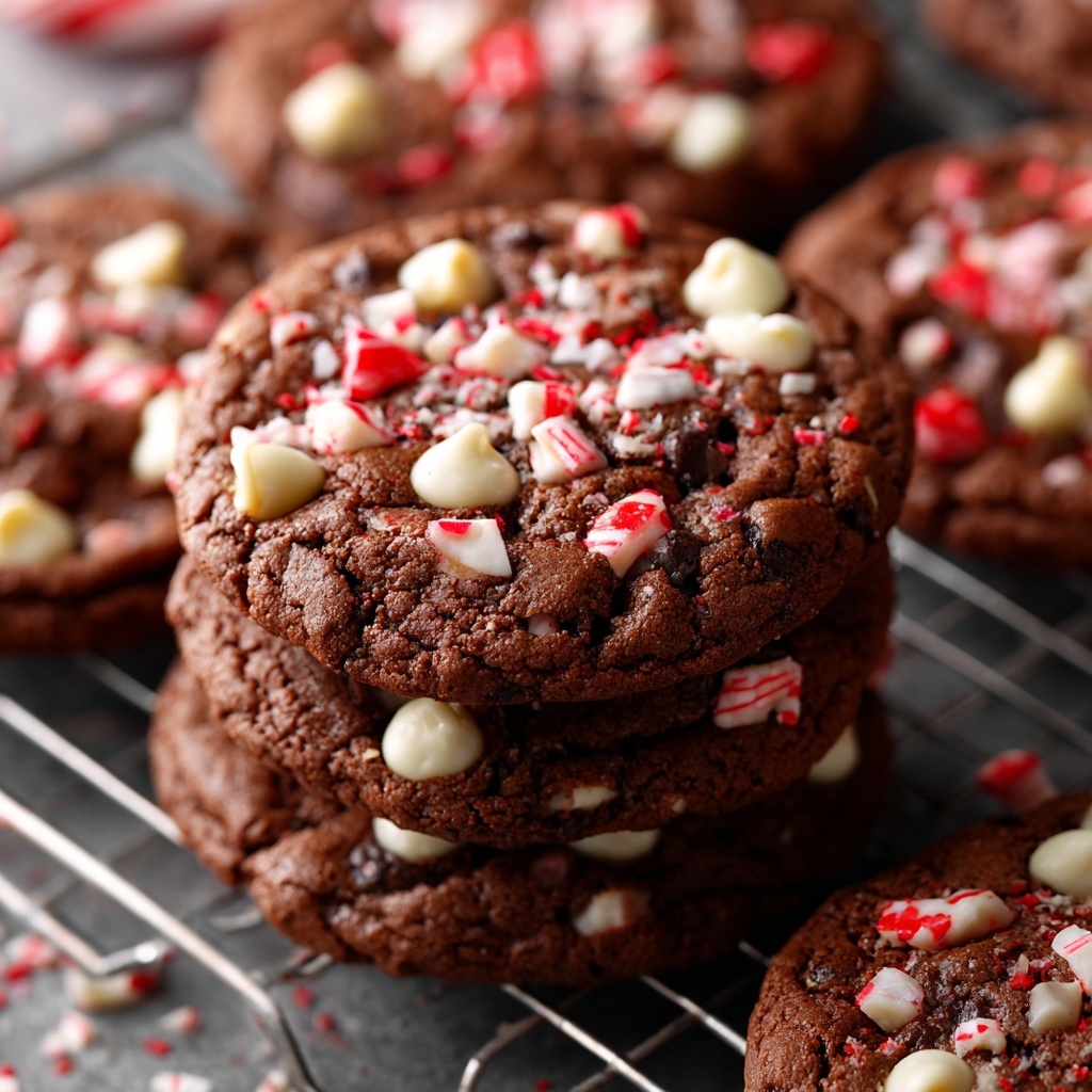 Peppermint Hot Chocolate Cookies Recipe - Recipe Image