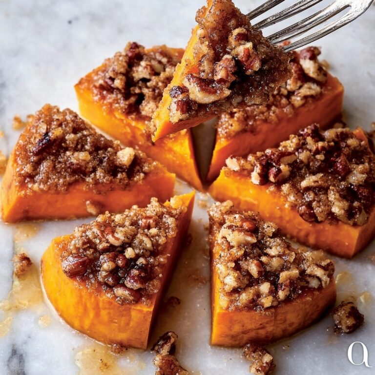 Melting Sweet Potatoes with Maple Cinnamon Pecan Crumble Recipe