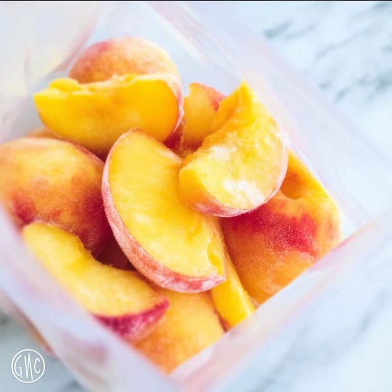 How to Freeze Peaches Recipe