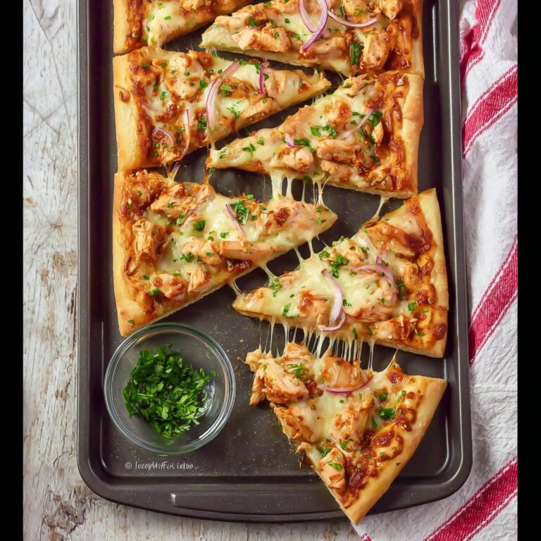 BBQ Chicken Flatbread Recipe