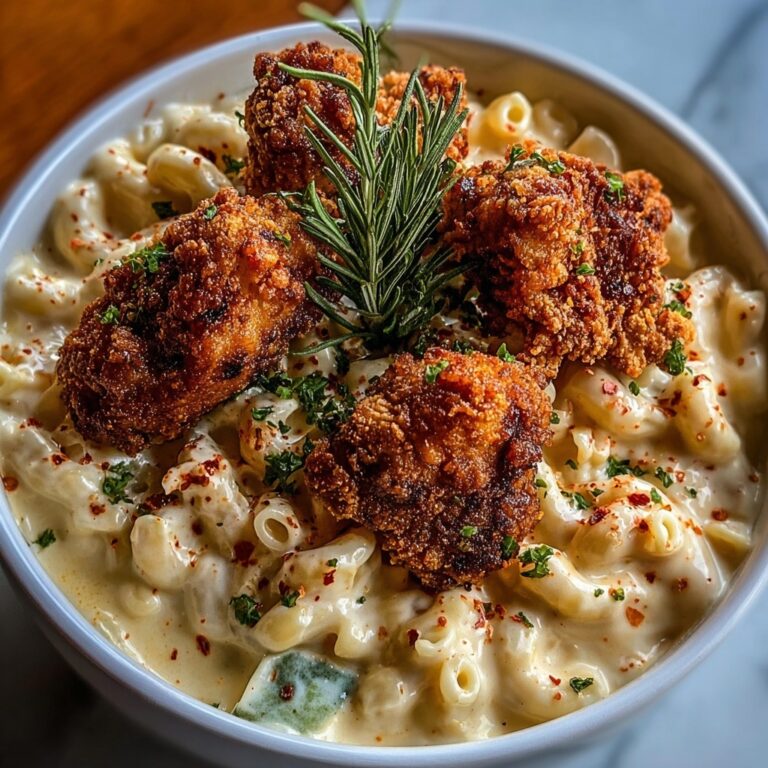 Creamy Honey Pepper Chicken Mac and Cheese Delight Recipe