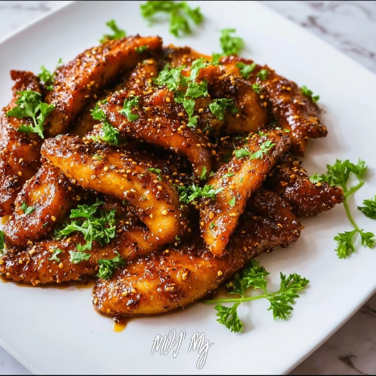Honey Garlic Chicken Tenders Recipe