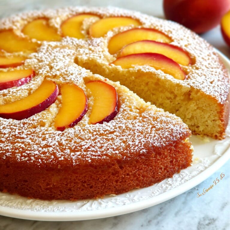 Easy Peach Cake Recipe