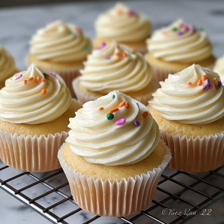 Delicious Vanilla Cupcakes Recipe